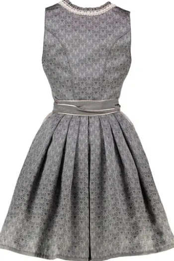 KRÜGER MADL Dirndl grau Paisleymuster Nelia