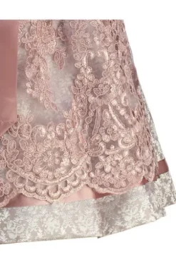 KRÜGER MADL Dirndl hellgrau Paisleymuster Taria