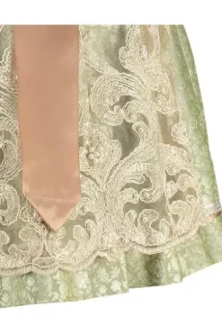 KRÜGER MADL Dirndl hellgrün Blumenmuster Edina