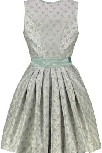 KRÜGER MADL Dirndl hellgrün Paisleymuster Breanna
