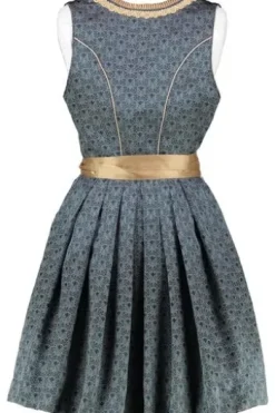 KRÜGER MADL Dirndl marine Paisleymuster Gabriele