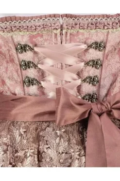 KRÜGER MADL Dirndl rosa Paisleymuster Irmi