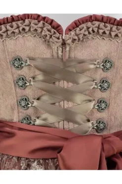 KRÜGER MADL Dirndl rost Paisleymuster Jessica