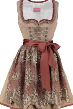 KRÜGER MADL Dirndl rost Paisleymuster Jessica