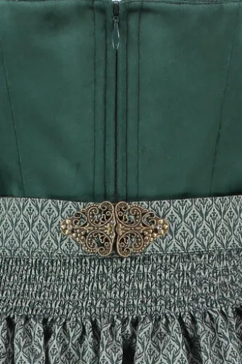KRÜGER MADL Lang Dirndl dunkelgrün Alisha (80 cm)