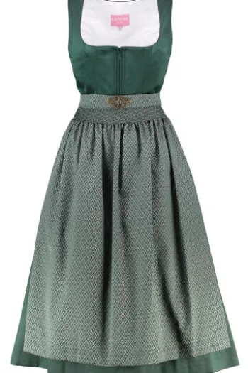 KRÜGER MADL Lang Dirndl dunkelgrün Alisha (80 cm)