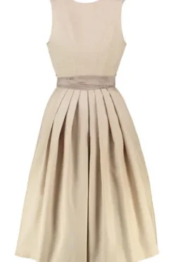KRÜGER MADL Midi Dirndl beige Evi 70er Rocklänge
