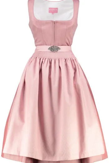 KRÜGER MADL Midi Dirndl rose Alisha (70cm)