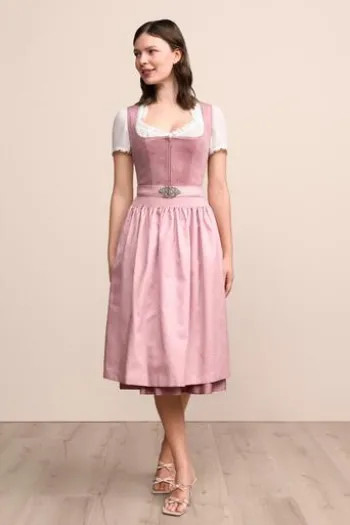 KRÜGER MADL Midi Dirndl rose Alisha (70cm)