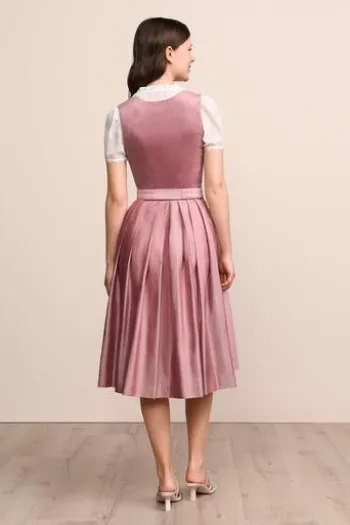 KRÜGER MADL Midi Dirndl rose Alisha (70cm)
