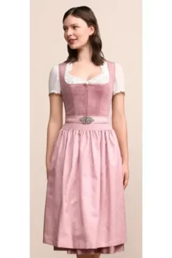 KRÜGER MADL Midi Dirndl rose Alisha (70cm)
