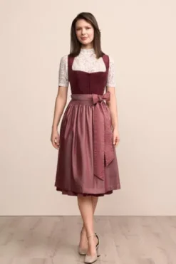 KRÜGER MADL Midi Dirndl rost Veralyn (70 cm)