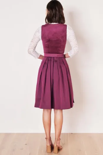 KRÜGER MADL MIni Dirndl beere Alisah 60er Rocklänge