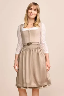 KRÜGER MADL MIni Dirndl beige Evi 60er Rocklänge