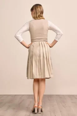 KRÜGER MADL MIni Dirndl beige Evi 60er Rocklänge