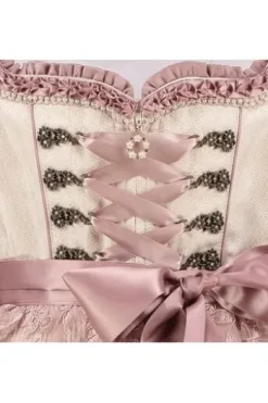 KRÜGER MADL Mini Dirndl beige geblümt Milano