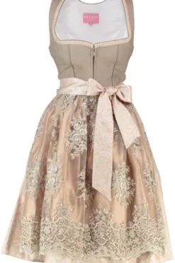 KRÜGER MADL MIni Dirndl beige Lumi 60er Rocklänge