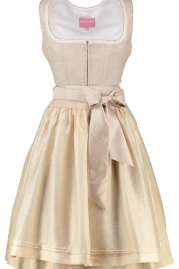 KRÜGER MADL MIni Dirndl beige Zarina 60er Rocklänge