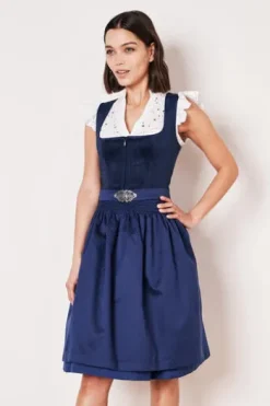 KRÜGER MADL MIni Dirndl blau Alisha (60cm)