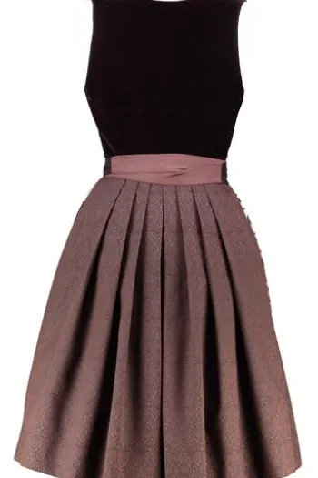 KRÜGER MADL Mini Dirndl bordeaux Tanya (60 cm)