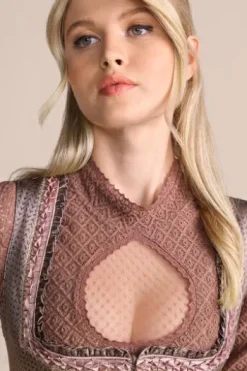 KRÜGER MADL Mini Dirndl braun Leya
