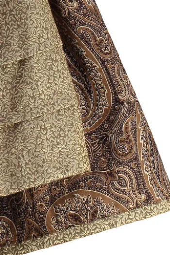 KRÜGER MADL Mini Dirndl braun Paisleymuster Giselle