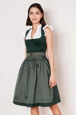 KRÜGER MADL MIni Dirndl dunkelgrün Alisha 60er Rocklänge
