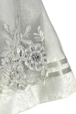 KRÜGER MADL Mini Dirndl grau geblümt 419468