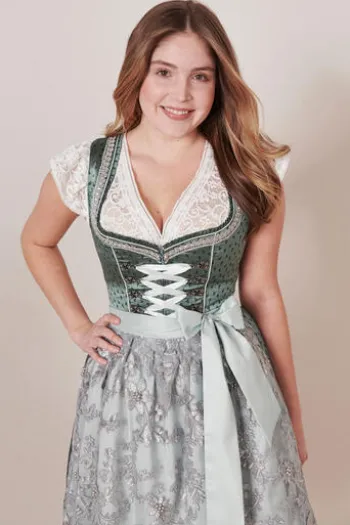 KRÜGER MADL Mini Dirndl gruen Hira