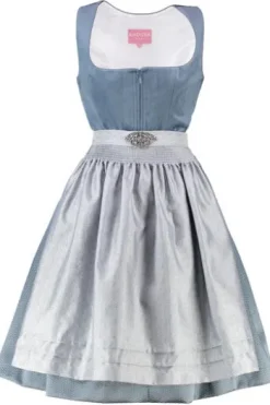 KRÜGER MADL Mini Dirndl hellblau Aurela (60 cm)