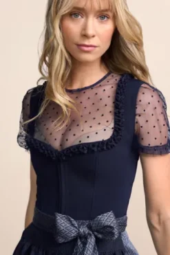 KRÜGER MADL Mini Dirndl marine Anica (60 cm)