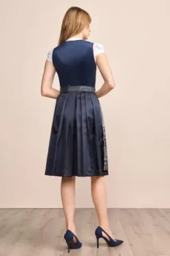 KRÜGER MADL Mini Dirndl marine Aurela (60 cm)