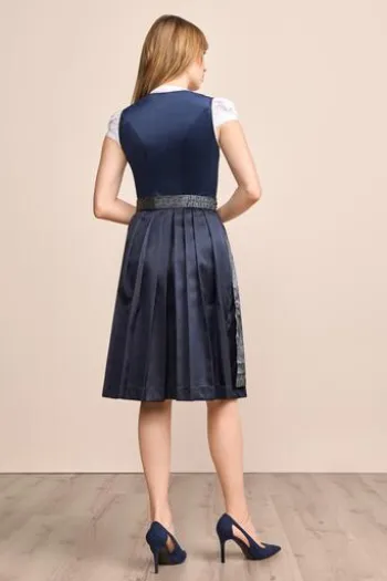 KRÜGER MADL Mini Dirndl marine Aurela (60 cm)