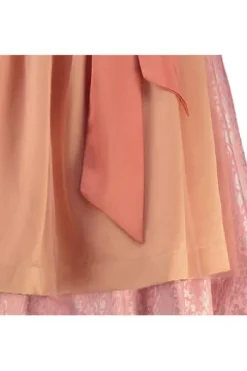 KRÜGER MADL Mini Dirndl orange Stuffoli (50cm)