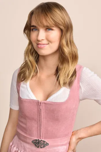 KRÜGER MADL MIni Dirndl rose Evi 60er Rocklänge