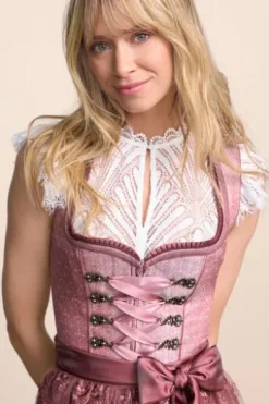KRÜGER MADL MIni Dirndl rose Serenai 60er Rocklänge