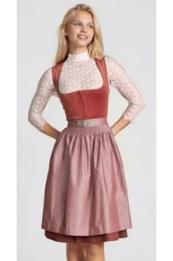 KRÜGER MADL MIni Dirndl rost Alisha 60er Rocklänge