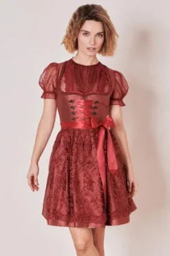 KRÜGER MADL Mini Dirndl rot Armannda
