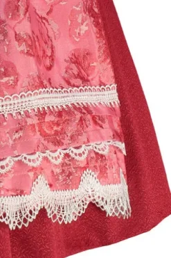 KRÜGER MADL Mini Dirndl rot geblümt Ulrika