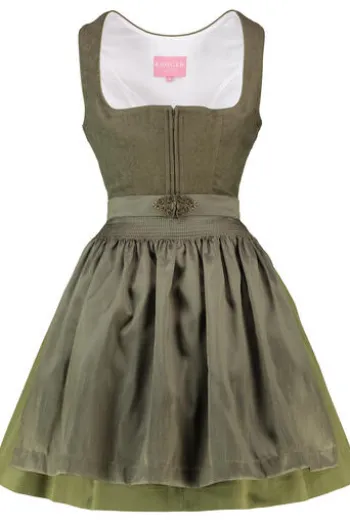 KRÜGER MADL MIni Dirndl schilf Evi 50er Rocklänge