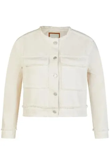LECOMTE Jeansjacke macadamia