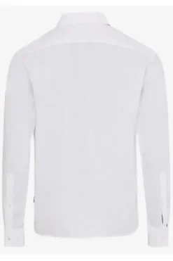 Leinen Hemd Daniel white Modern Fit Langarm