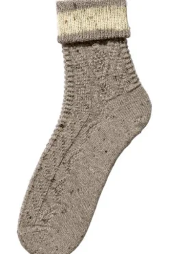 LUISE STEINER Socke dunkelbeige