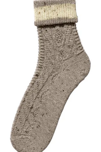 LUISE STEINER Socke dunkelbeige
