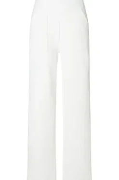 MAC WIDELEG, Premium Piqué weiss