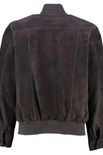 MADDOX Leder-Blouson Gunter marine
