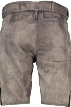 MADDOX Leder Shorts Neuenberg anthrazit einfarbig