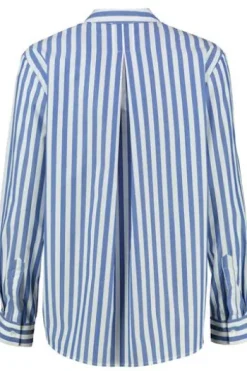 MAERZ Bluse blau gestreift