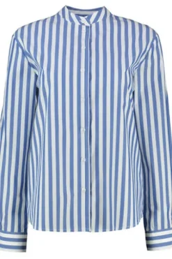 MAERZ Bluse blau gestreift
