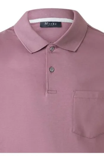 MAERZ Polo-Shirt soft grape Regular Fit